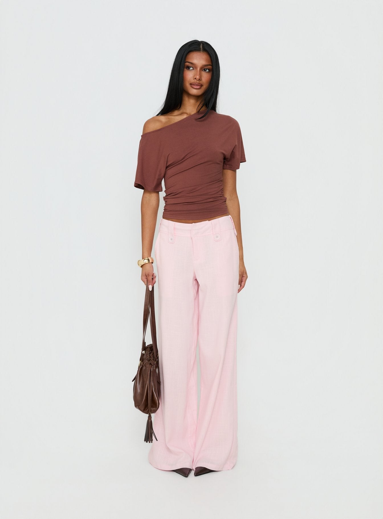 Pedra Wide Leg Pant Pink