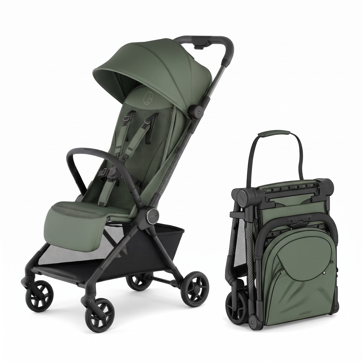 Compact Lightweight Baby Stroller – 11.5LB Ultra-Portable Folding Pushchair with Full Recline & Travel-Friendly Design
