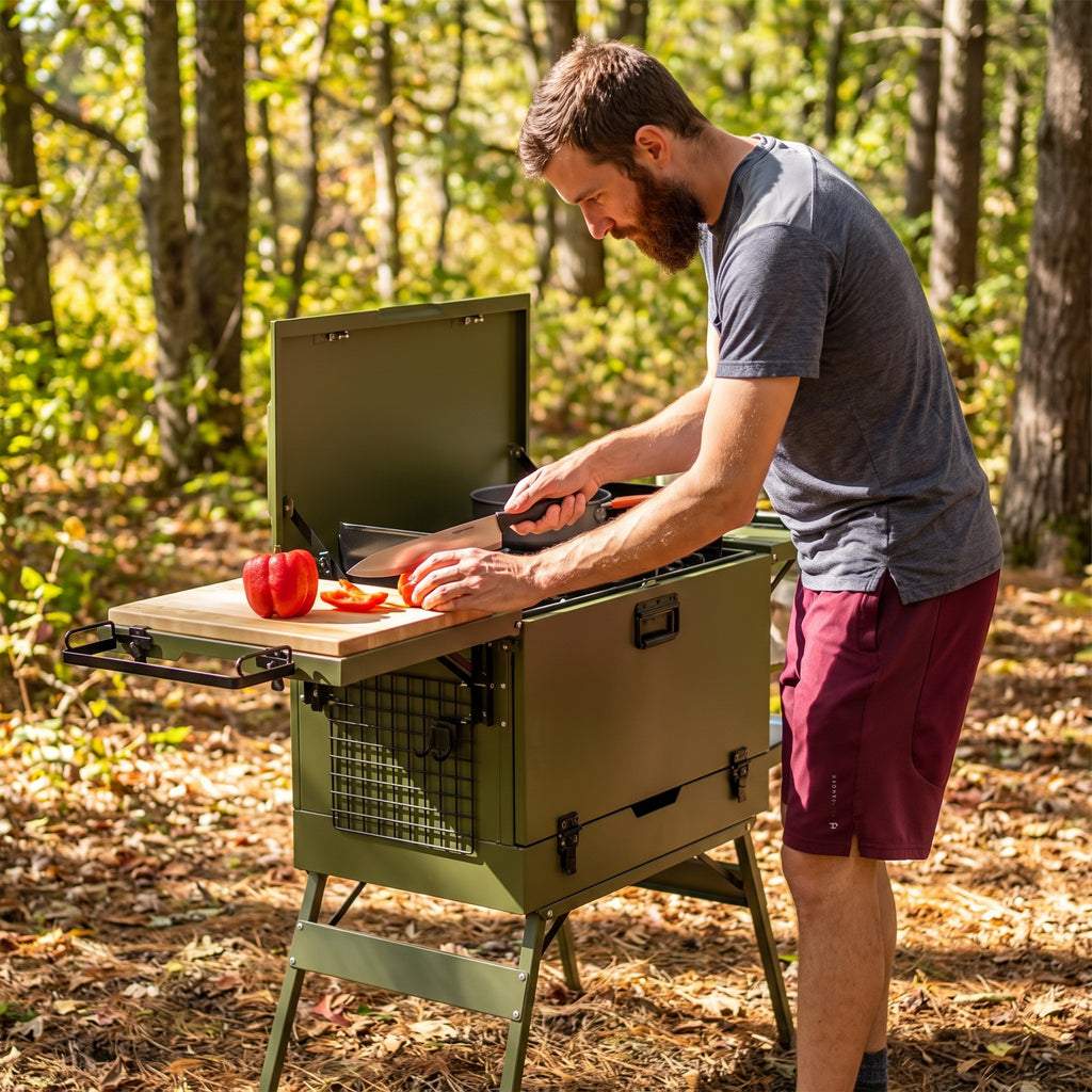 Portable Aluminum Outdoor Kitchen Storage Case