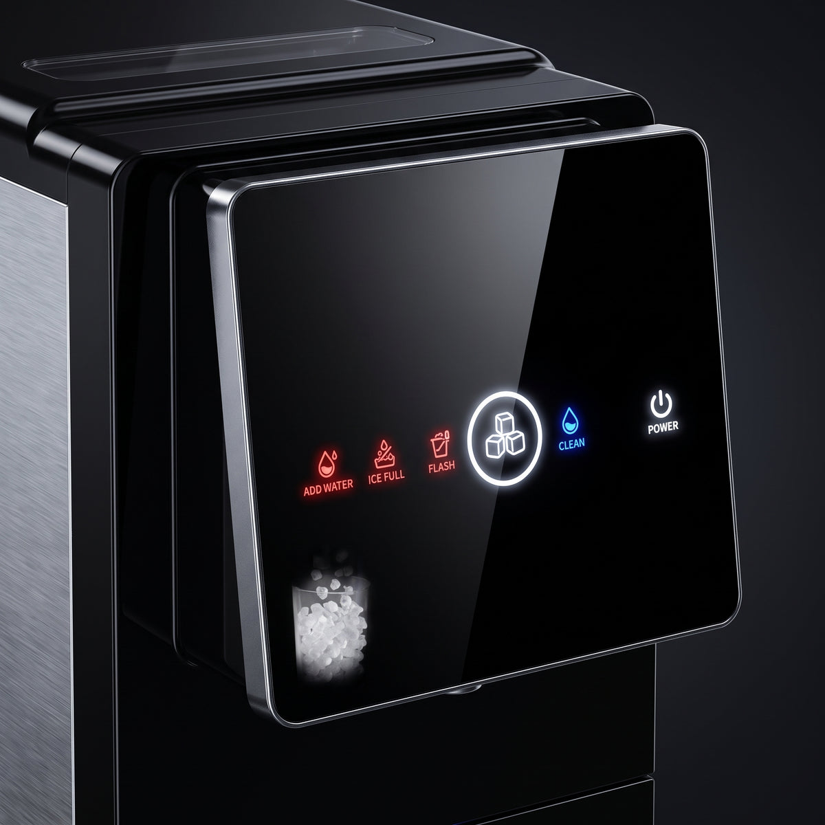 Countertop Nugget Ice Maker – Compact Pellet Ice Machine for Home & Office