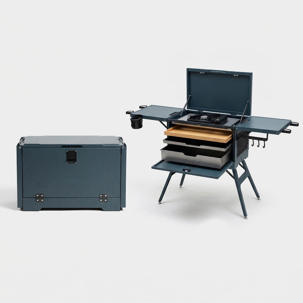 Portable Aluminum Outdoor Kitchen Storage Case