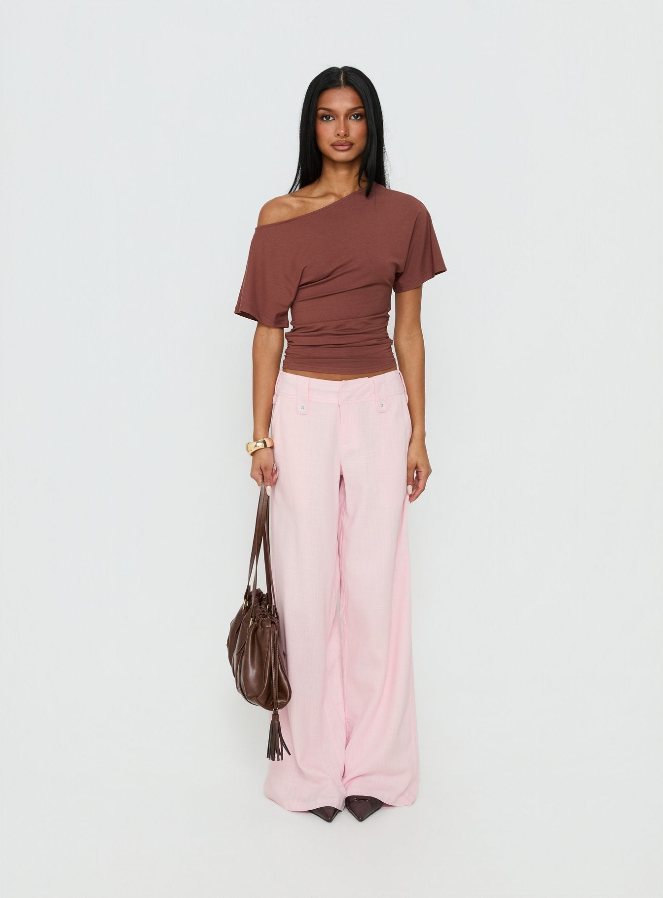 Pedra Wide Leg Pant Pink