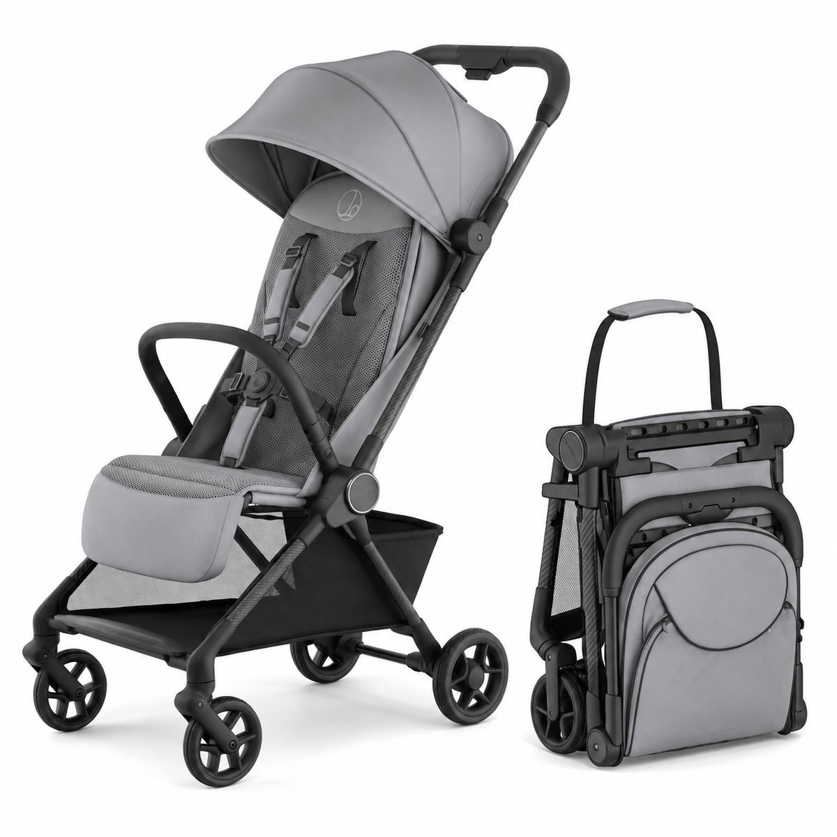 Compact Lightweight Baby Stroller – 11.5LB Ultra-Portable Folding Pushchair with Full Recline & Travel-Friendly Design