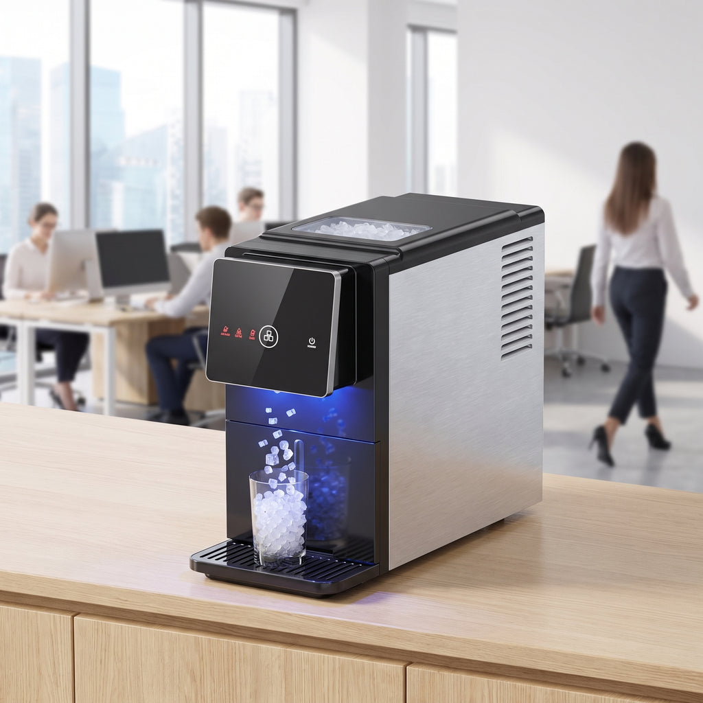 Countertop Nugget Ice Maker – Compact Pellet Ice Machine for Home & Office