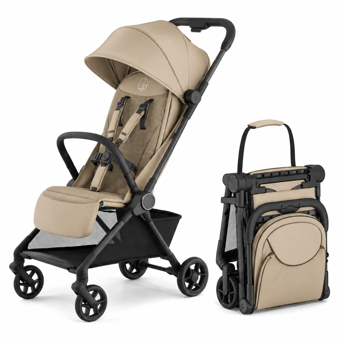 Compact Lightweight Baby Stroller – 11.5LB Ultra-Portable Folding Pushchair with Full Recline & Travel-Friendly Design