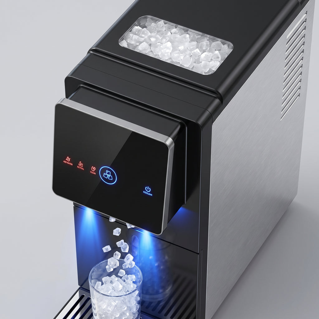 Countertop Nugget Ice Maker – Compact Pellet Ice Machine for Home & Office