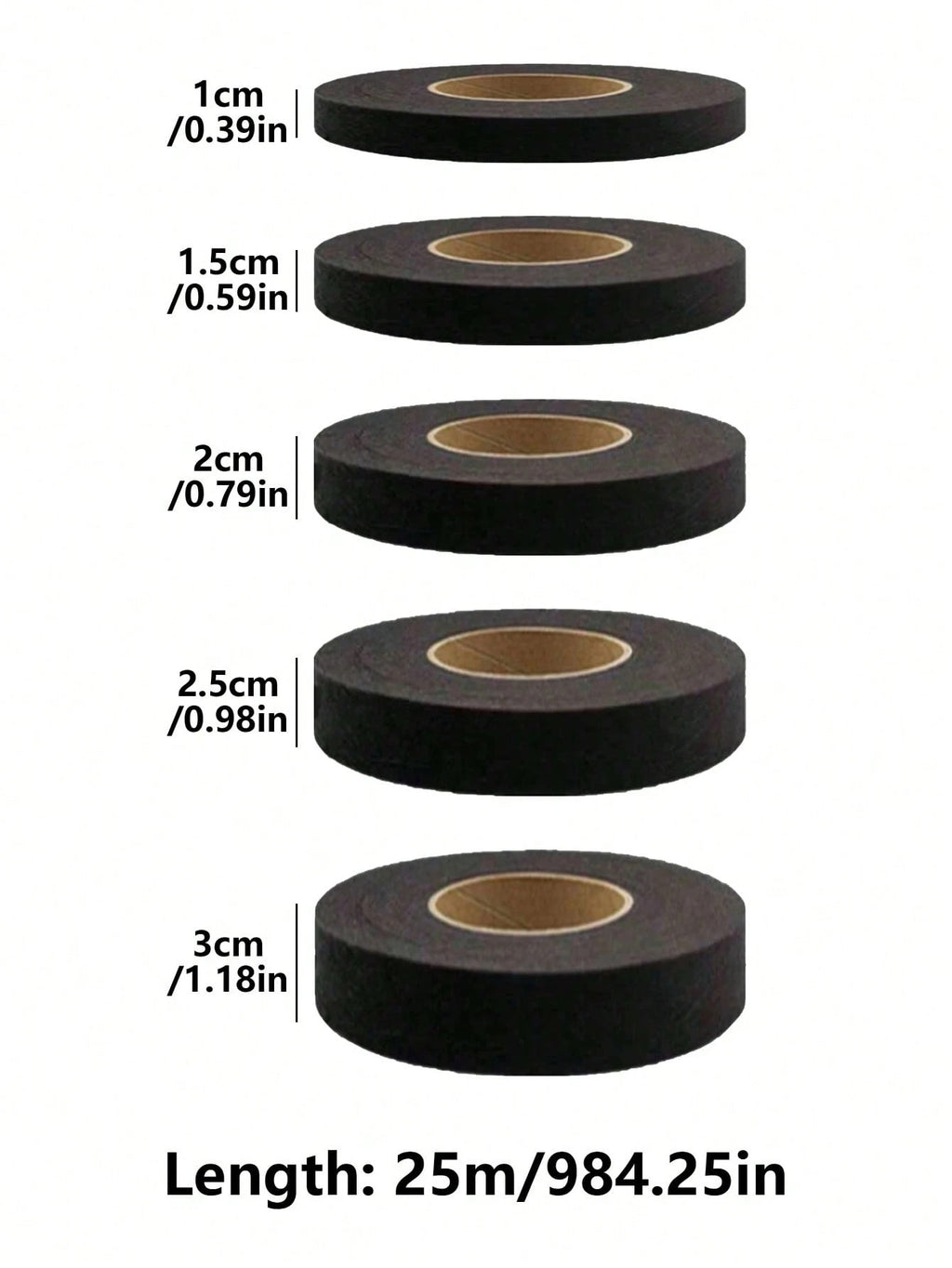 1pc Double-Sided Iron-On Hemming Tape, Strong Adhesive Heat Bonding Tape, Iron-On Fusible Web For Clothing Alterations, Pants, Jeans, Skirts