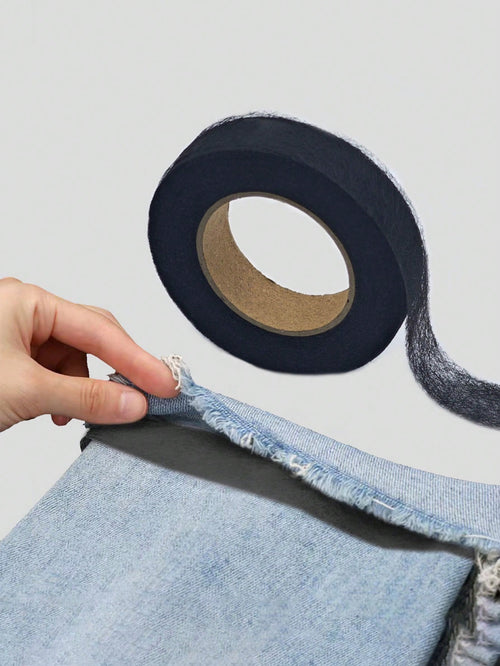 1pc Double-Sided Iron-On Hemming Tape, Strong Adhesive Heat Bonding Tape, Iron-On Fusible Web For Clothing Alterations, Pants, Jeans, Skirts